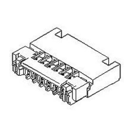 MOLEX Ffc & Fpc Connectors .3Mm Fpc 19 Pos R/A Smt Zif Bottom 548091998